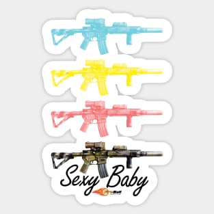 Tacticool Sexy Baby M4 Sticker